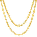 14k Yellow Gold Cuban Link Chain Necklace B431516