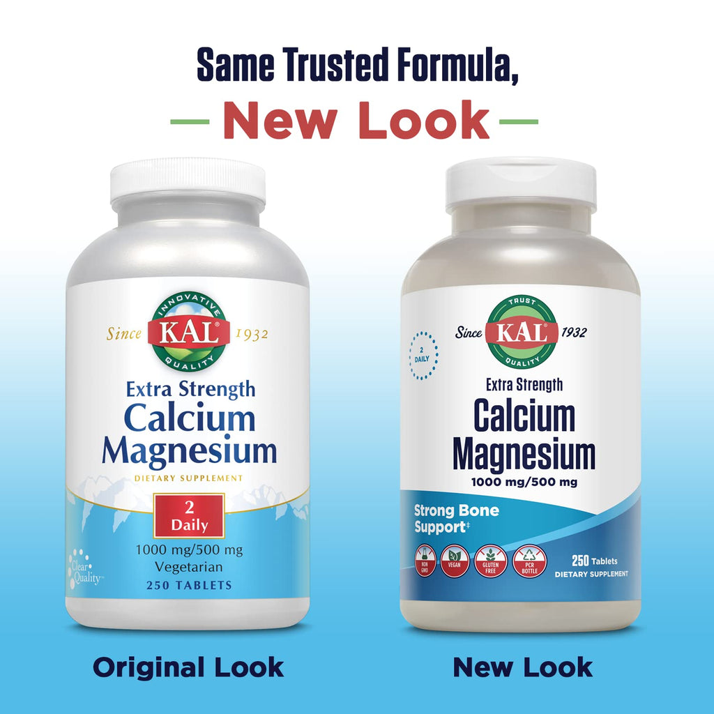Calcium Magnesium Supplement 250 Tablets K465251