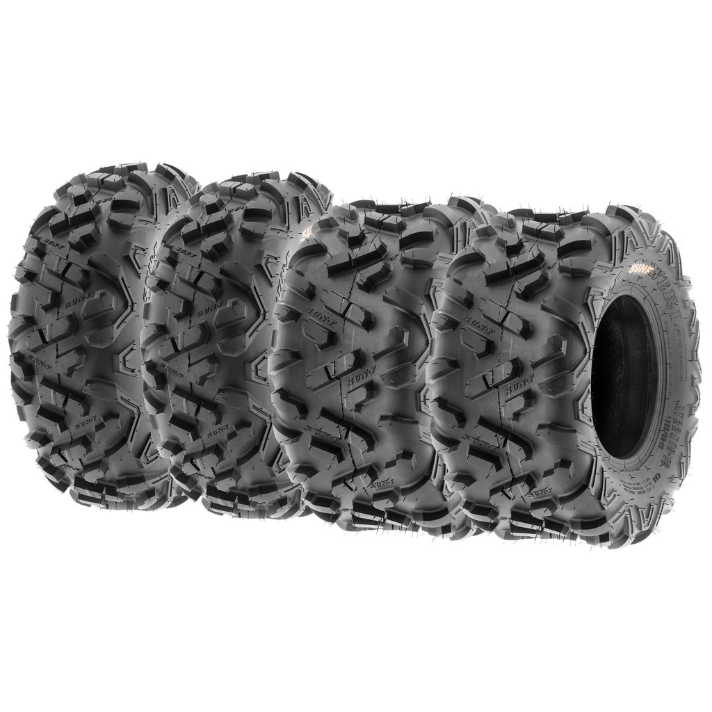 Set of 4 All-Terrain Off Road Tires 19x7-8 18x9.5-8 6 PR B308697