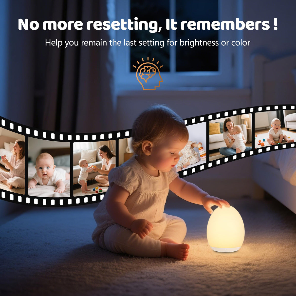 7 Colors Changing Night Light Q620