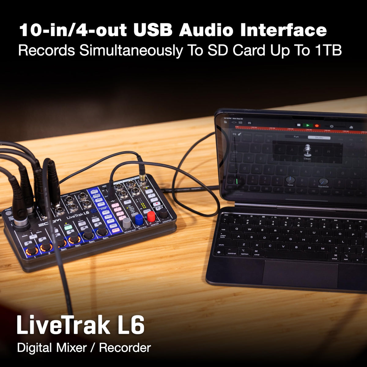 LiveTrak L6 Mixer/Recorder P380