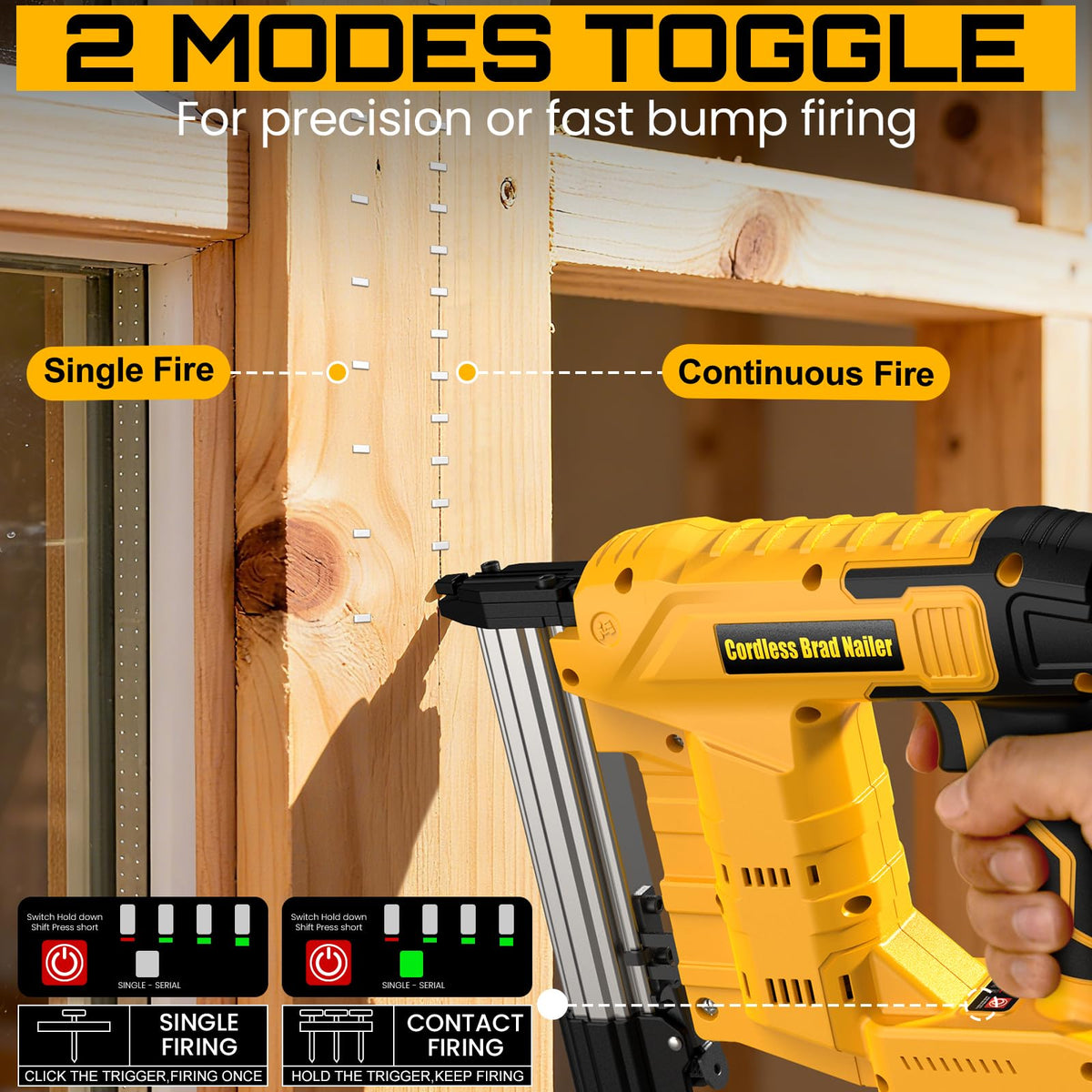 18 Gauge Cordless Brad Nailer & Staple Gun G490