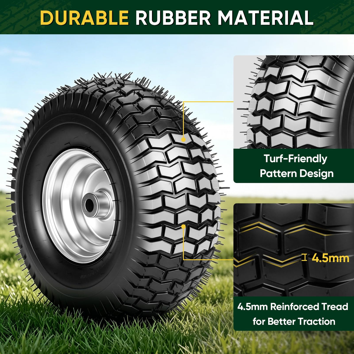 15x6.00-6nhs Lawn Mower Tires and Inner Tube P541104