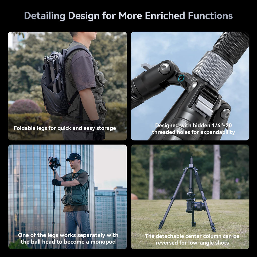 Carbon Fiber Camera Ball Head Tripod J30454