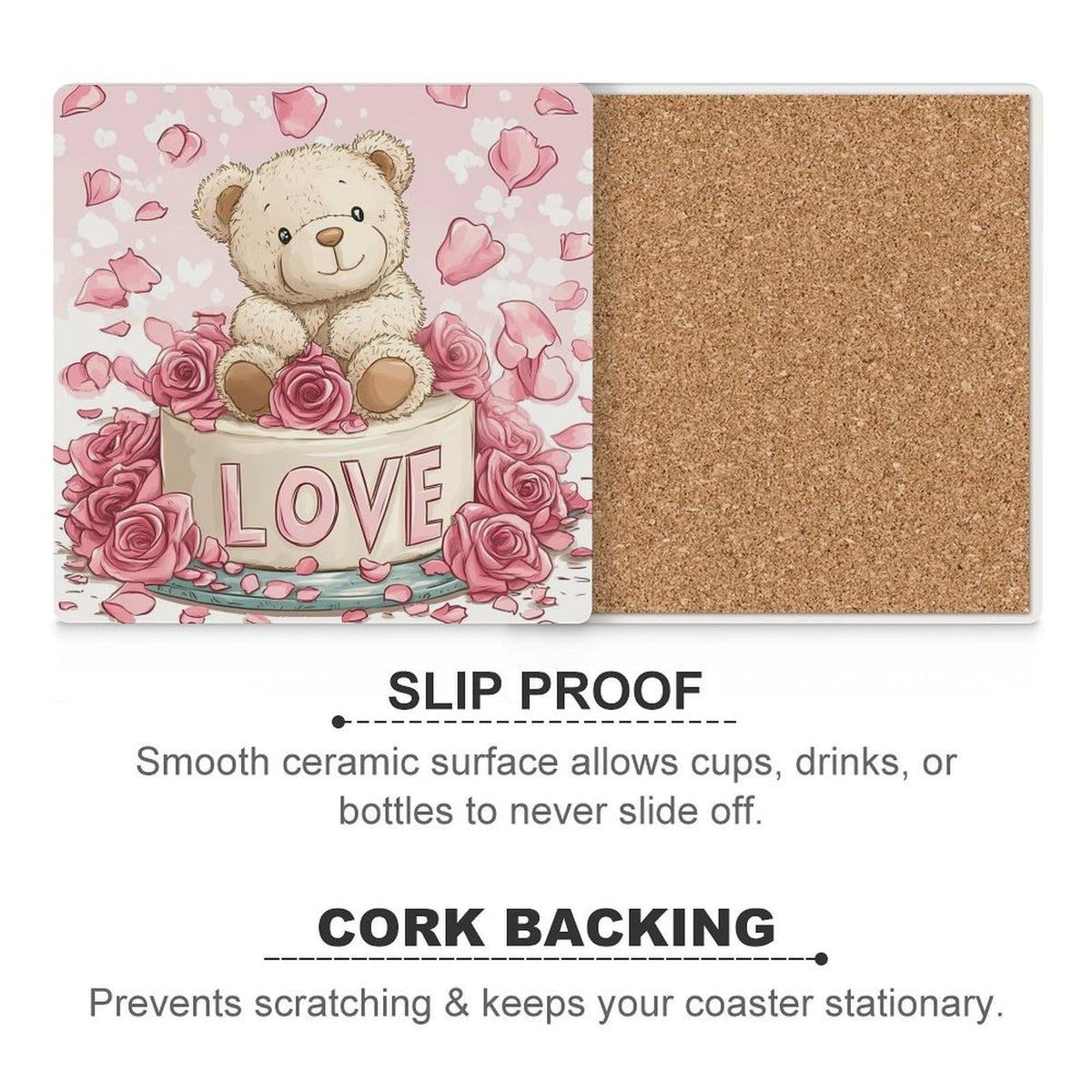 Ceramic Coasters Set N26545