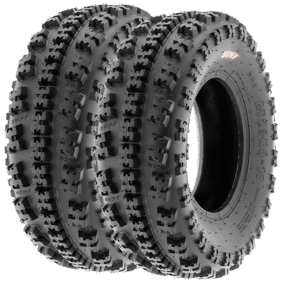 19x7-8 ATV UTV Knobby Sport Tires Set of 2 V88156