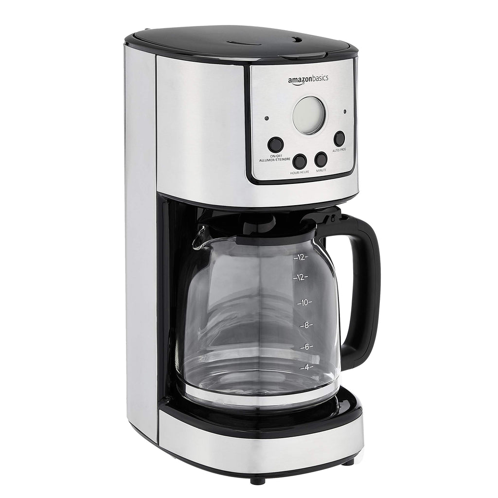 12 Cup Stainless Steel Programmable Coffeemaker E976