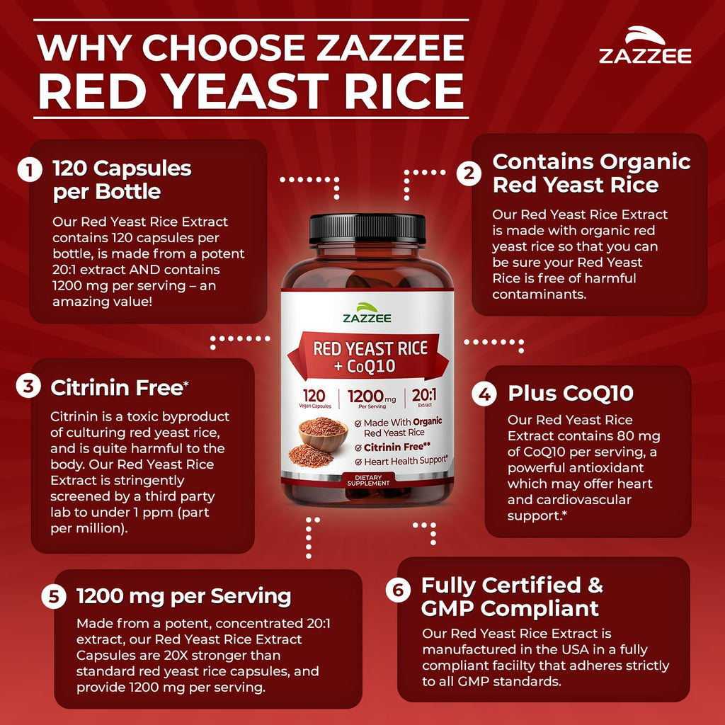 Organic Red Yeast Rice Extract with CoQ10 L29482