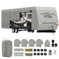 Waterproof Ripstop Travel Trailer RV Cover 24-27ft F65201
