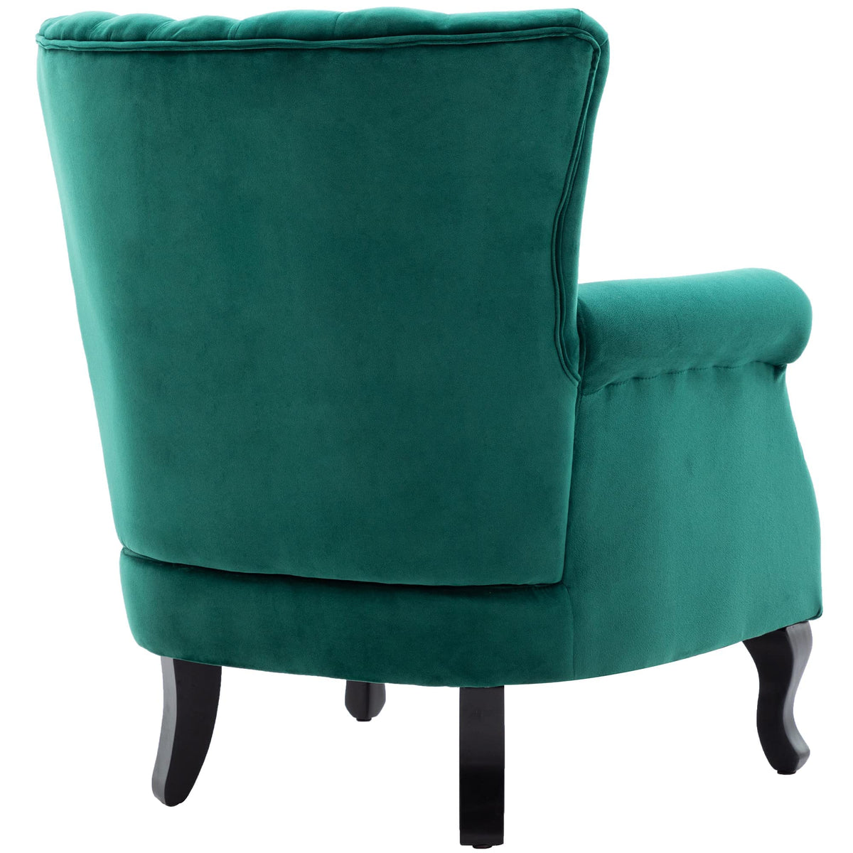 Velvet Accent Chairs Set of 2 Green U315
