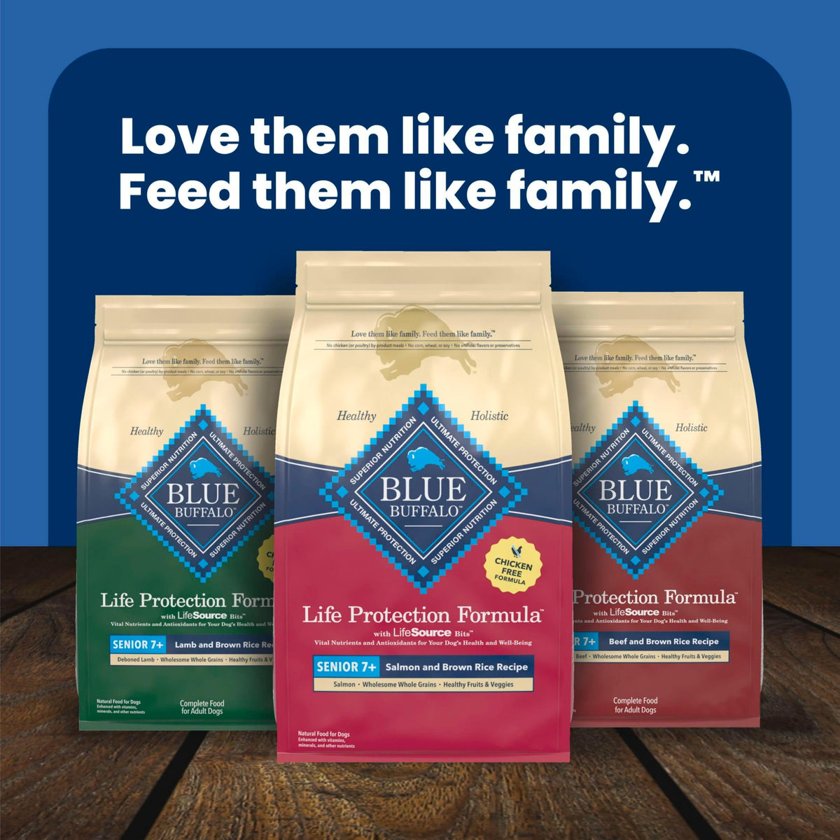 Salmon Senior Dry Dog Food, 30 lb G67575