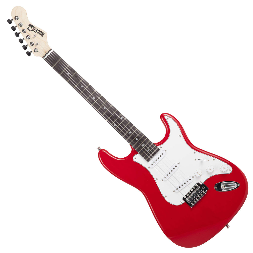 Red Full Size Electric Guitar Kit with 10W Amp & Gig Bag L5601