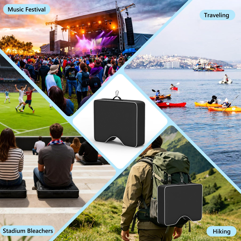 Waterproof Extra Thick 3.5" Portable Stadium Seat Cushions V840