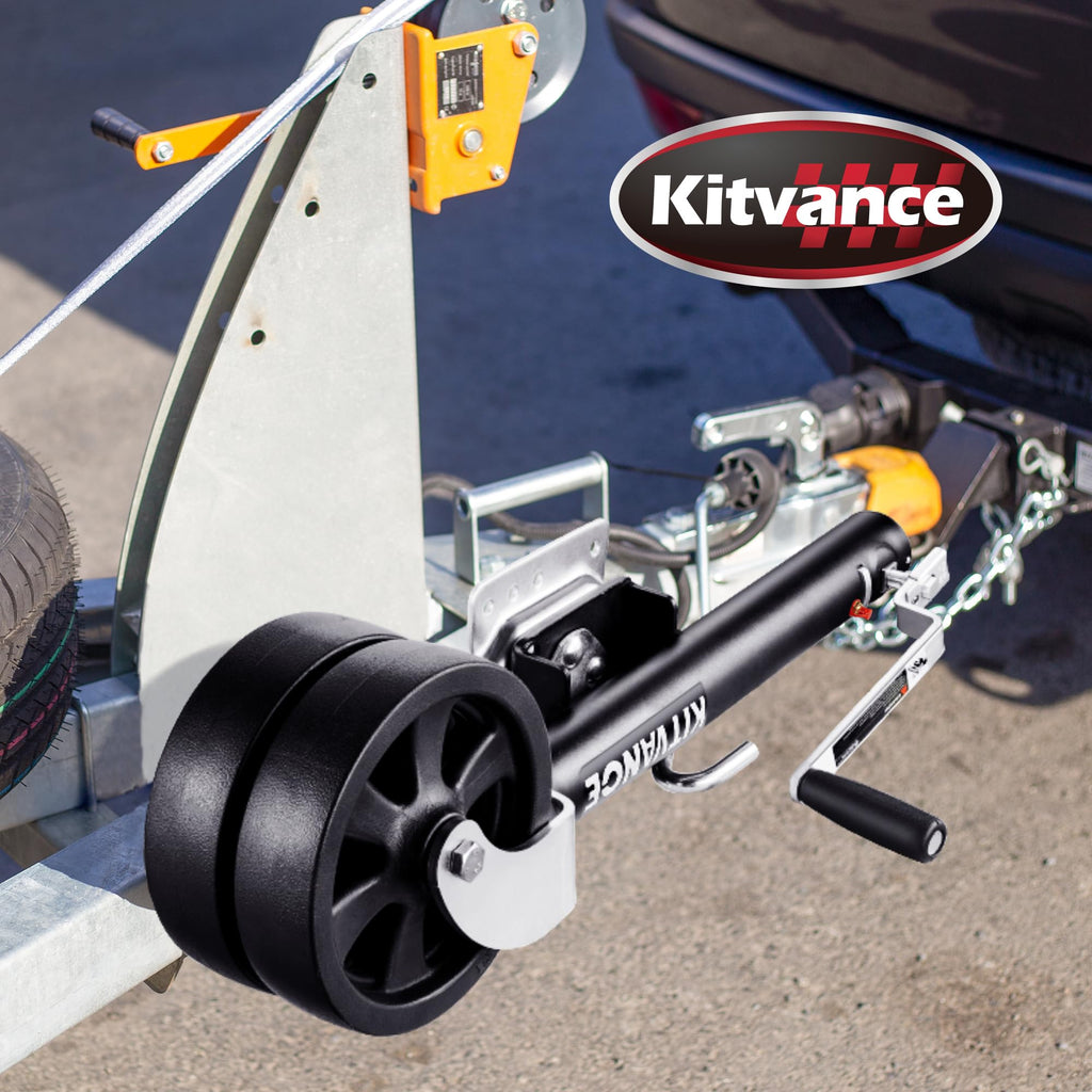 2000 lbs Boat Trailer Jack with 8" Dual Wheels J514046