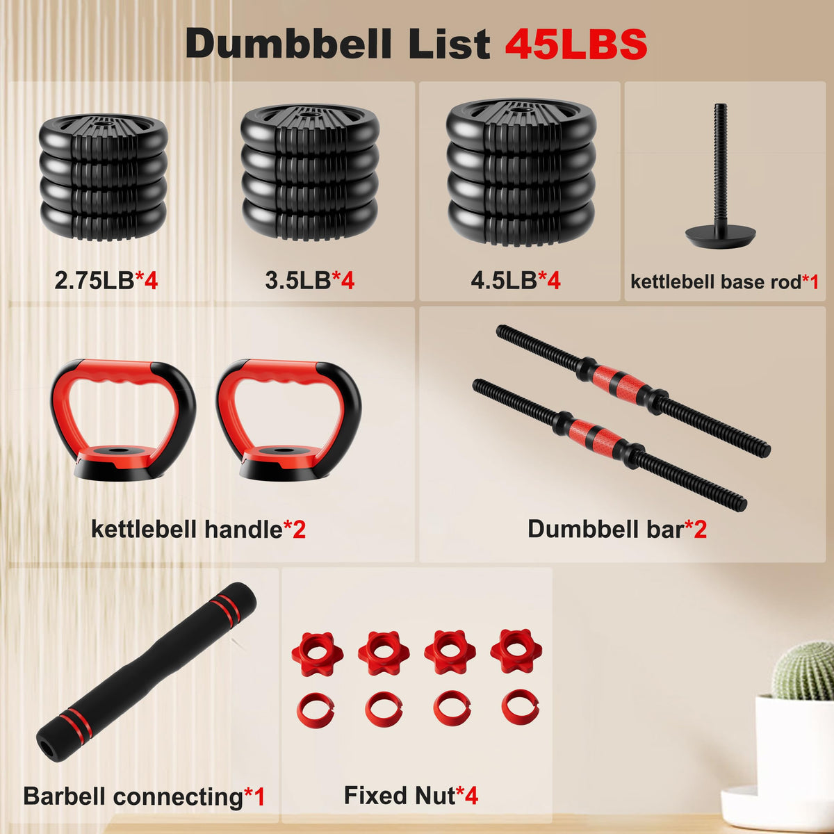 Adjustable Dumbbell Set C859670
