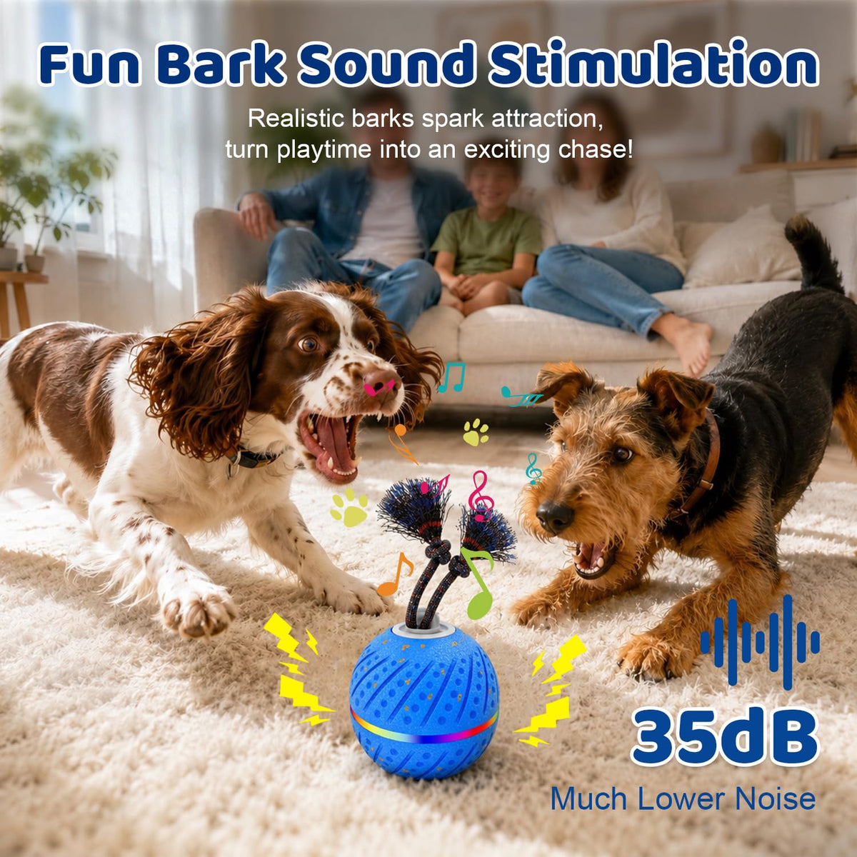 Interactive Dog Toys Ball for Aggressive Chewers H179