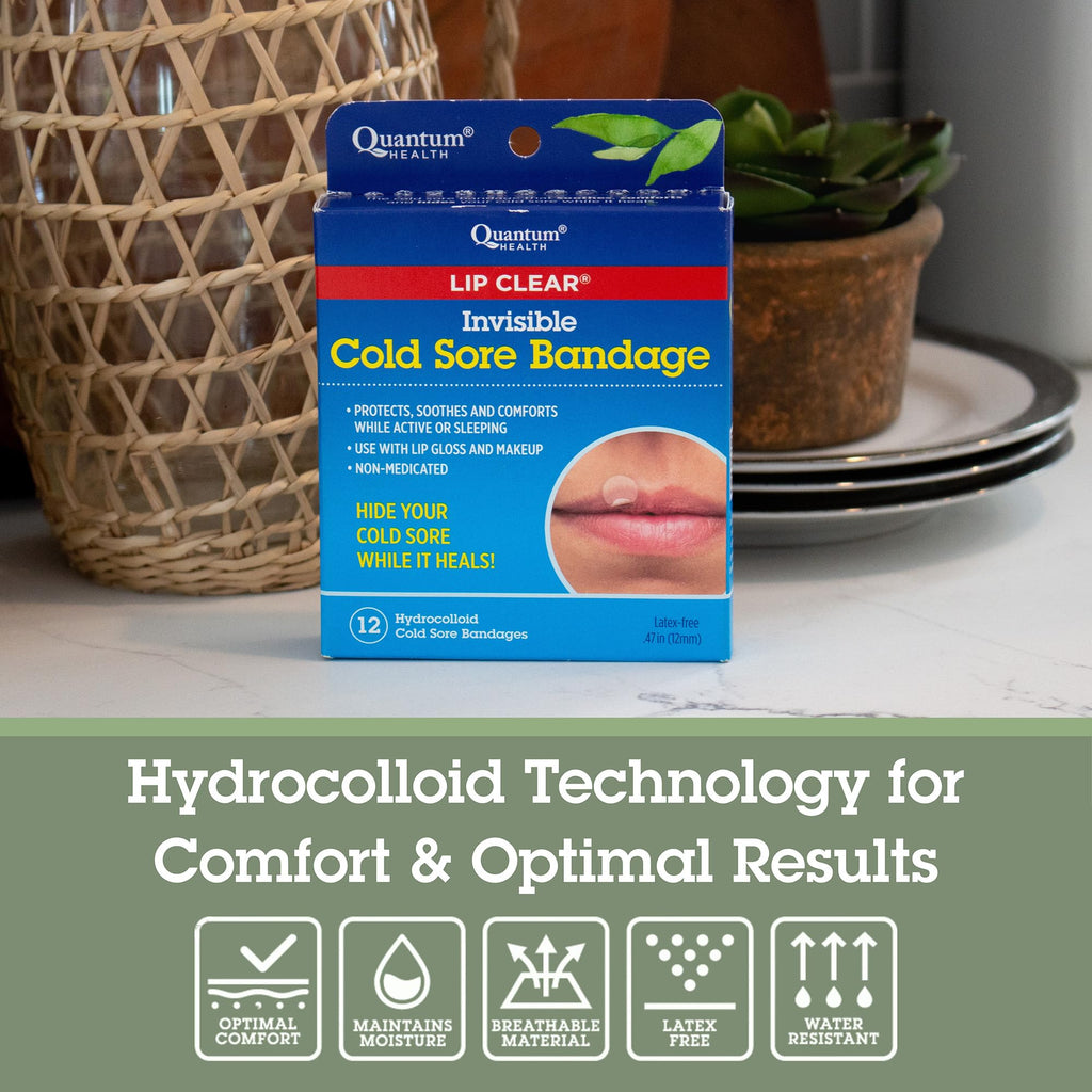Cold Sore Healing Patches, 12 Bandages P39380