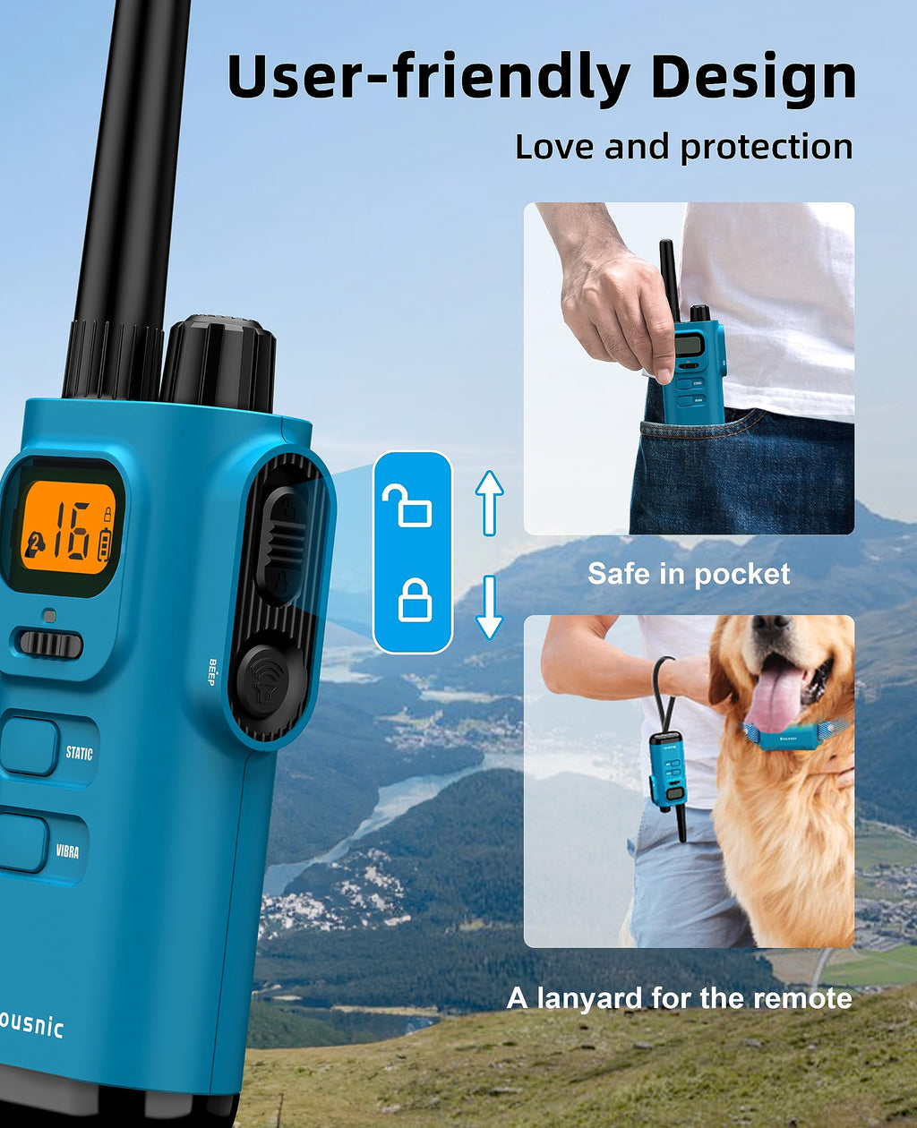 Waterproof Dog Training Collar with Remote H42717