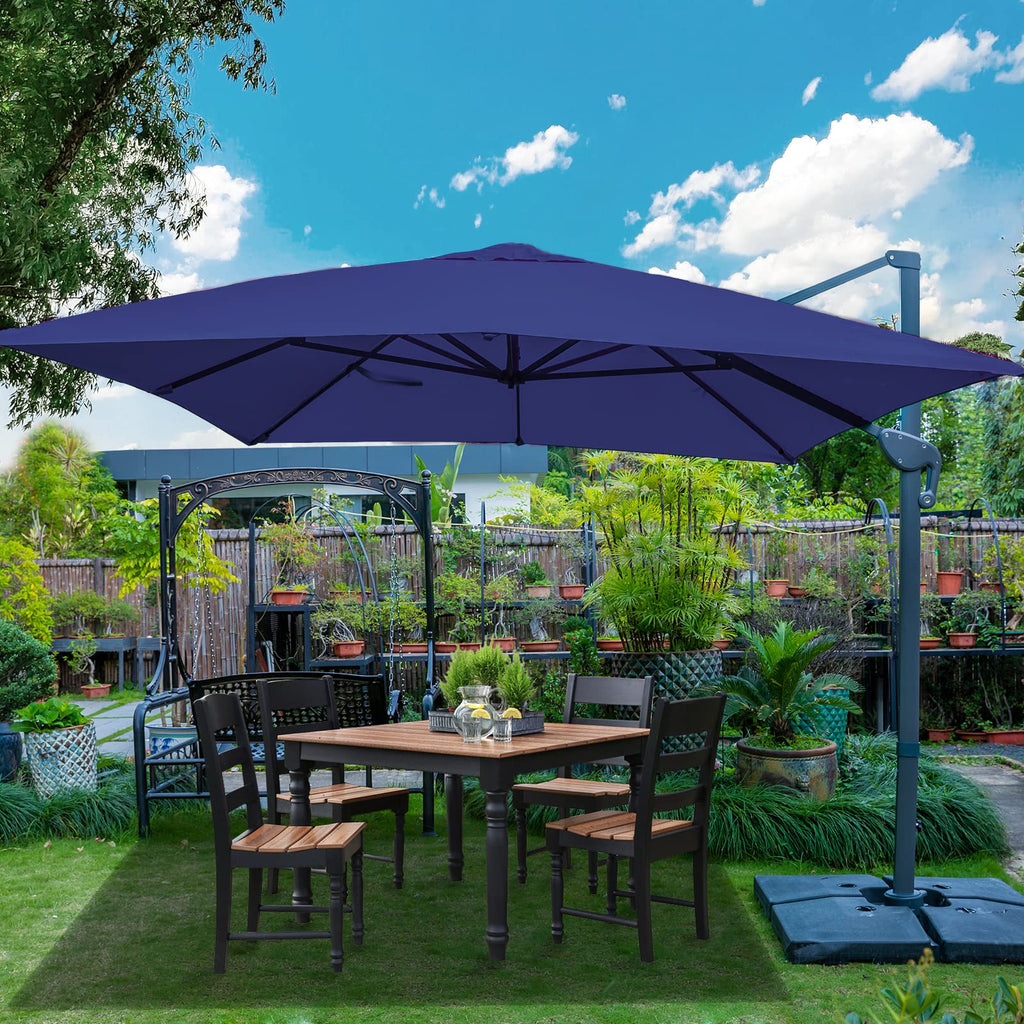 10x13Ft Rectangular Offset Patio Umbrella X952