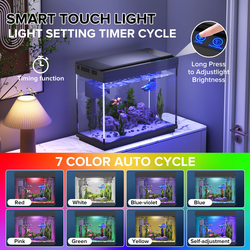 2.4-Gallon Aquarium Starter Kit with Quiet Pump F3936