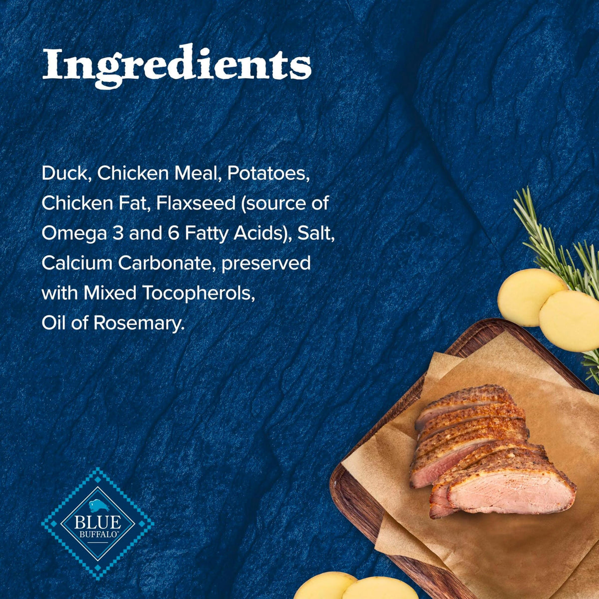 High Protein Grain Free Duck Recipe Dog Biscuits 36-oz O53267